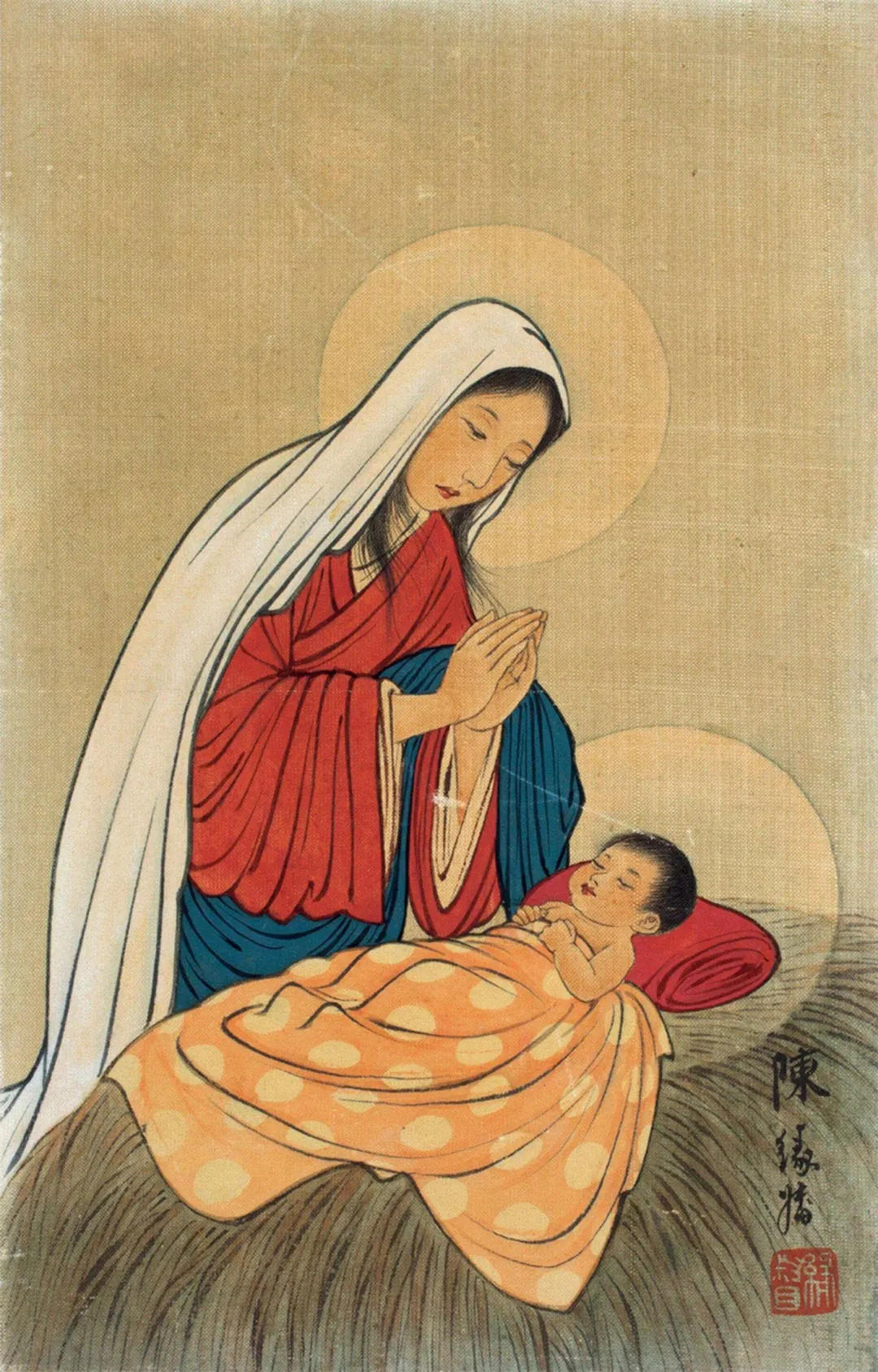 小耶稣降生在俺驻马店，圣母长着一张观音面 | 艺术故事