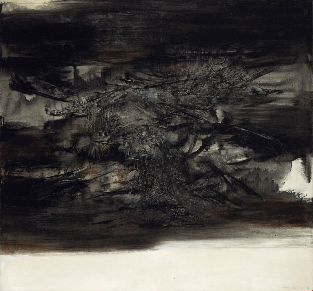 赵无极《20.01.67》 成交价：HKD 4393.5万