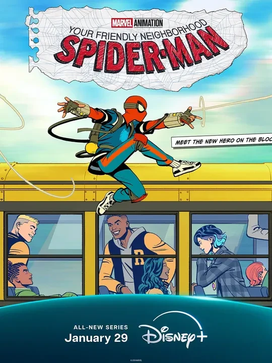 漫威新作《你的好邻居蜘蛛侠》 1月29日Disney+首播，复古画风重现经典